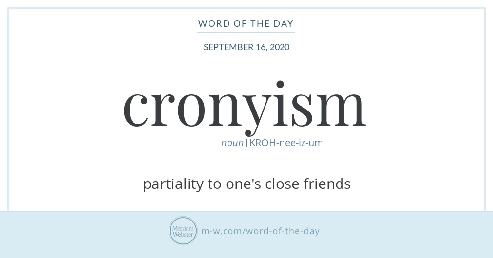 Cronyism